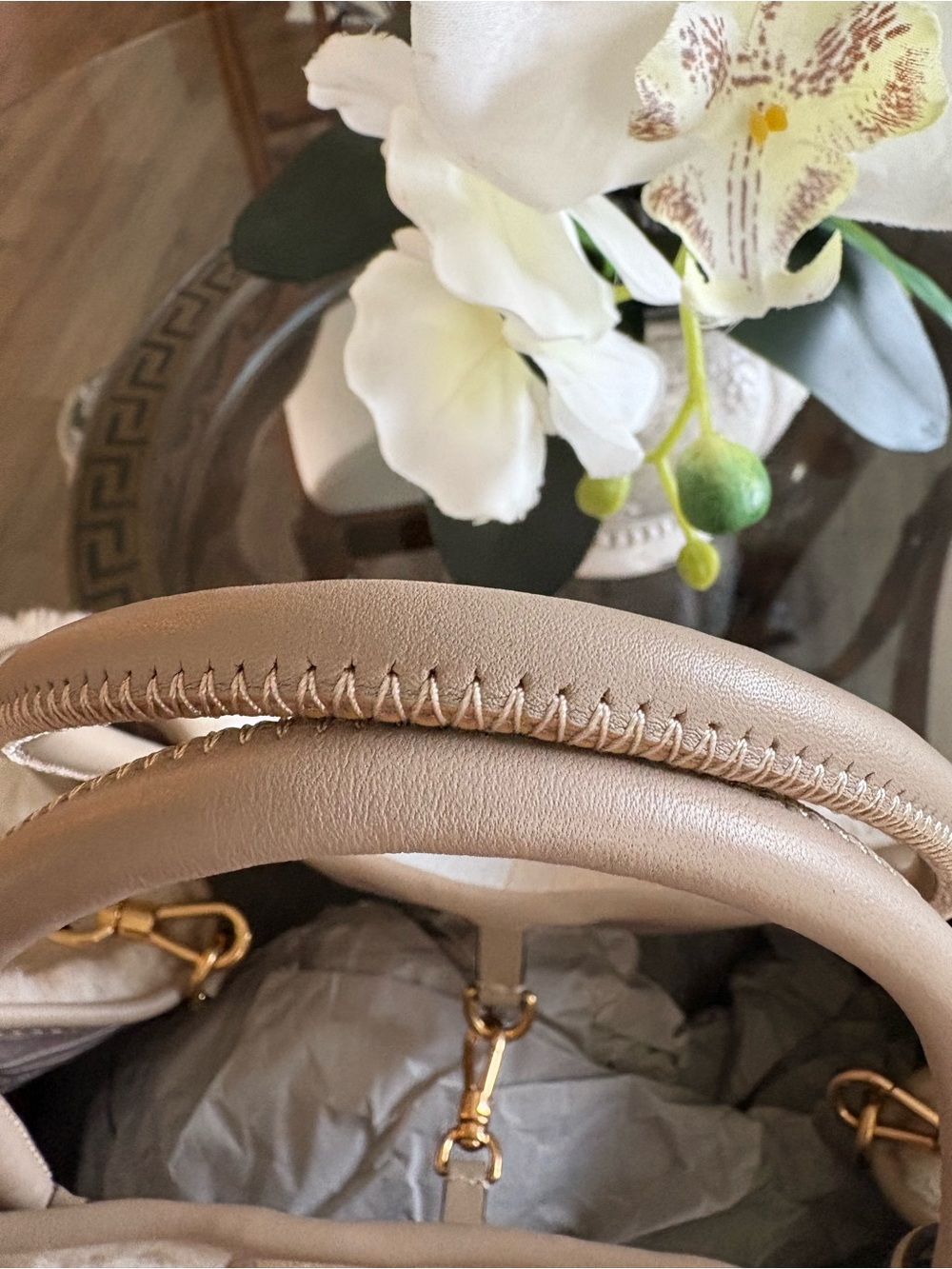 🤍🤍KATE SPADE EVERYTHING RACING STRIPE SHEARLING CREAM/MULTI TOTE BAG!🤍🤍 - Picture 9 of 12